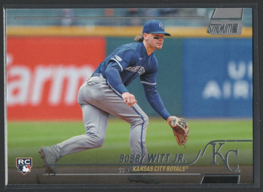 2022 Stadium Club #2 Bobby Witt Jr. Rookie front