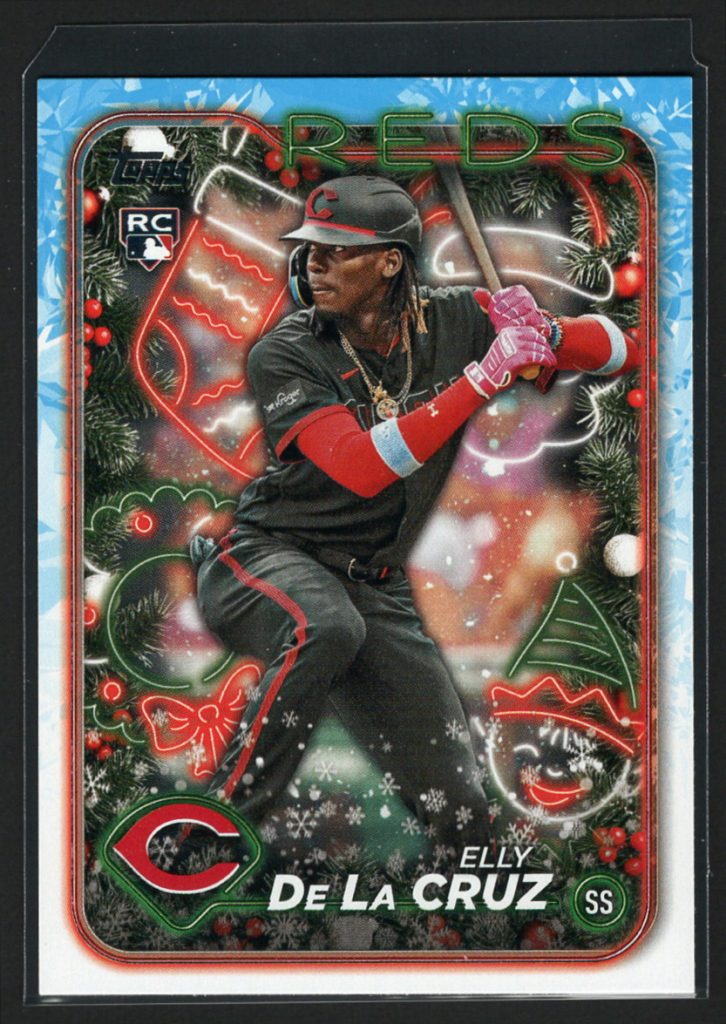 2024 Topps Holiday #H102 Elly De La Cruz Rookie front
