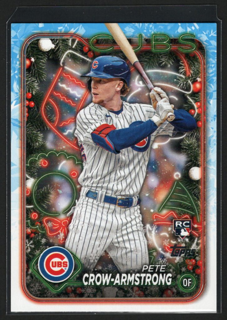 2024 Topps Holiday #H136 Pete Crow-Armstrong Rookie front