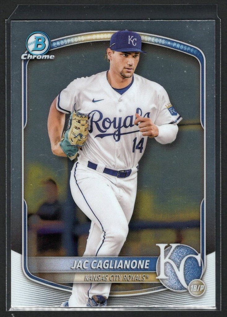 2025 Bowman #BCP-103 Jac Caglianone Bowman Chrome Prospects front