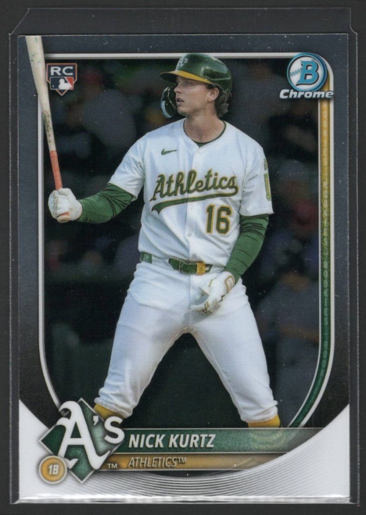 2025 Bowman Chrome #93 Nick Kurtz Rookie front