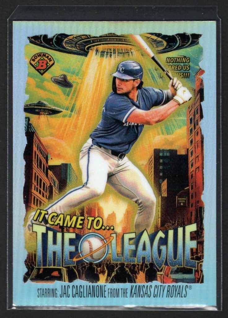2025 Bowman Chrome #IT-4 Jac Caglianone It Came to the League insert front