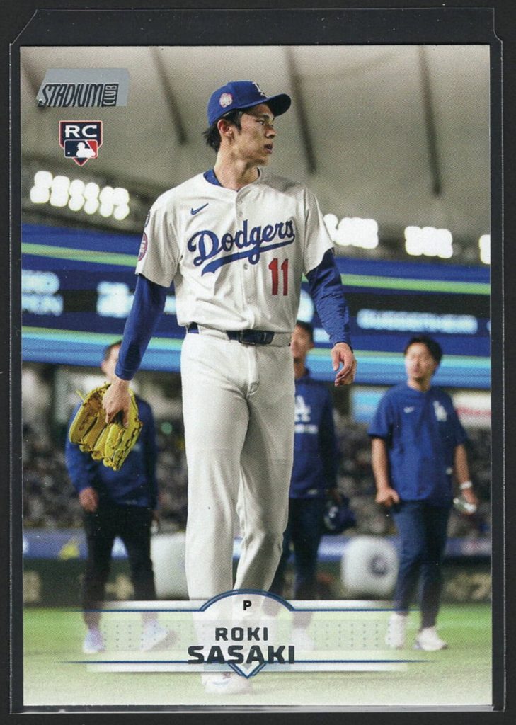 2025 Stadium Club #187 Roki Sasaki Rookie front
