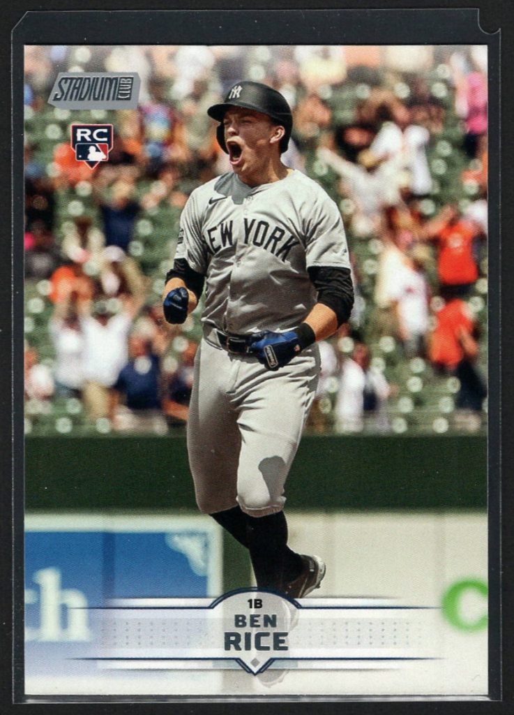 2025 Stadium Club #196 Ben Rice Rookie front