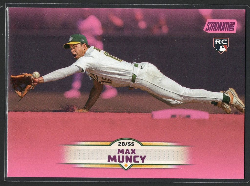 2025 Stadium Club #28 Max Muncy Rookie Pink parallel front