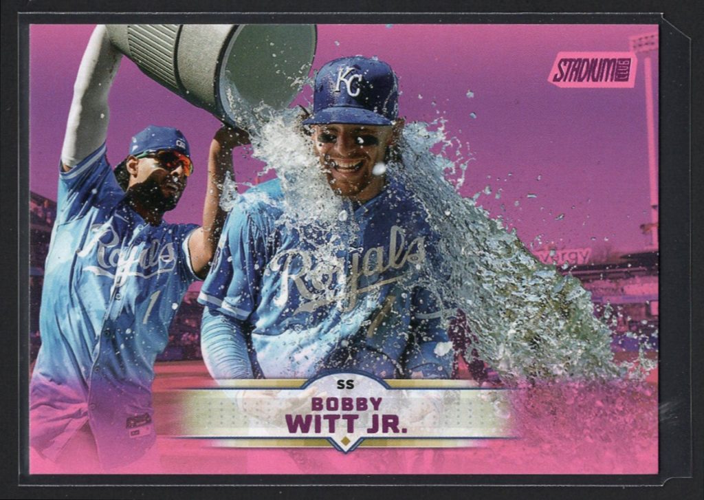 2025 Stadium Club #6 Bobby Witt Jr. Pink Parallel front