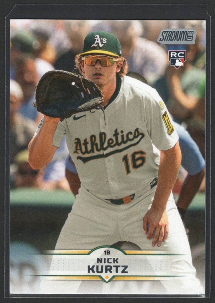 2025 Stadium Club #9 Nick Kurtz Rookie front