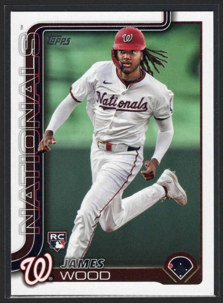 2025 Topps #181 James Wood Rookie front