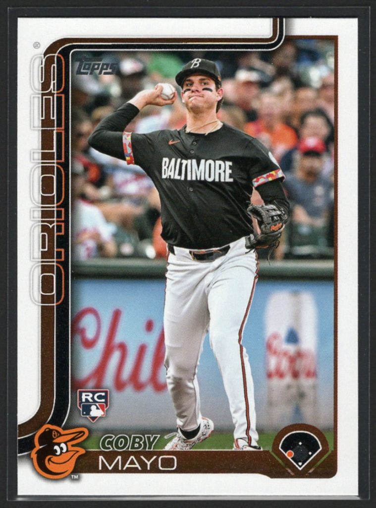 2025 Topps #20 Coby Mayo Rookie front
