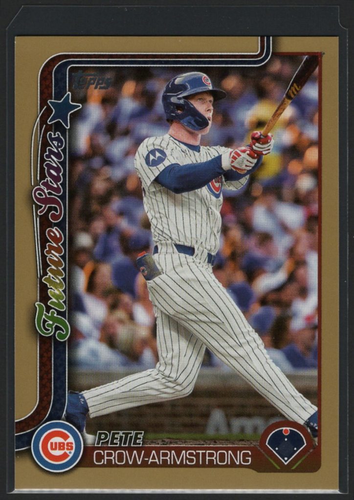 2025 Topps #290 Pete Crow-Armstrong Gold Parallel /2025 front