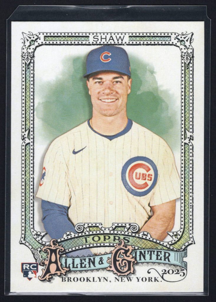 2025 Topps Allen & Ginter #143 Matt Shaw Rookie front