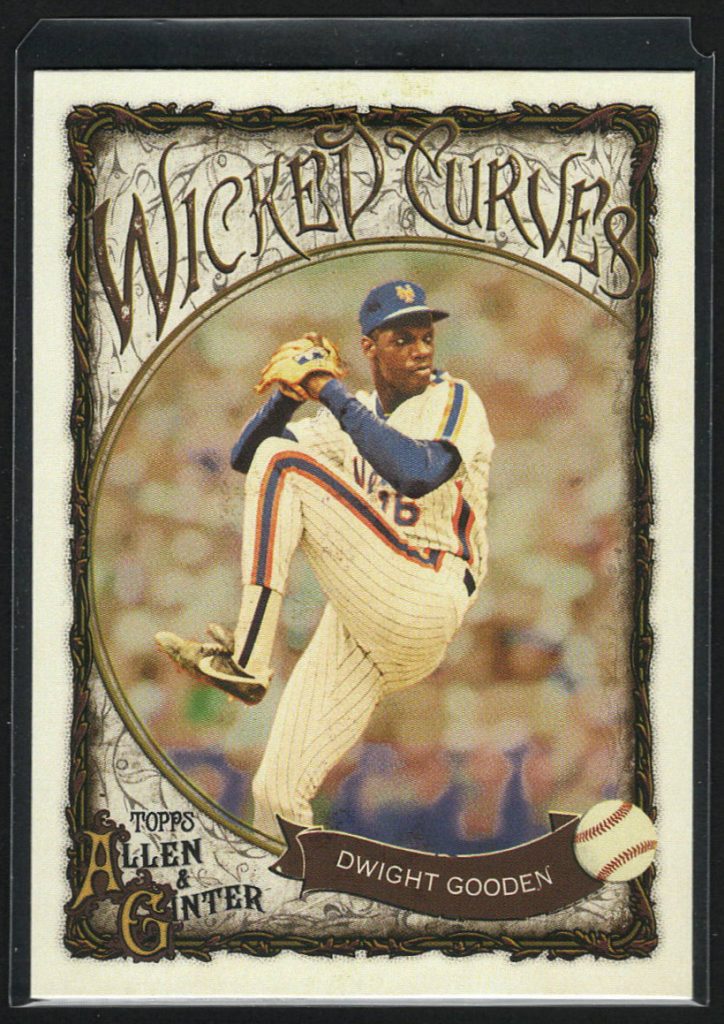 2025 Topps Allen & Ginter #WC-1 Dwight Gooden Wicked Curves insert front