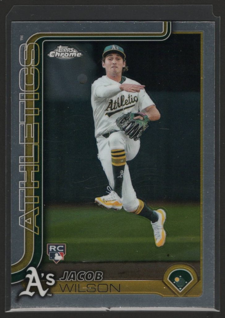 2025 Topps Chrome #96 Jacob Wilson Rookie front