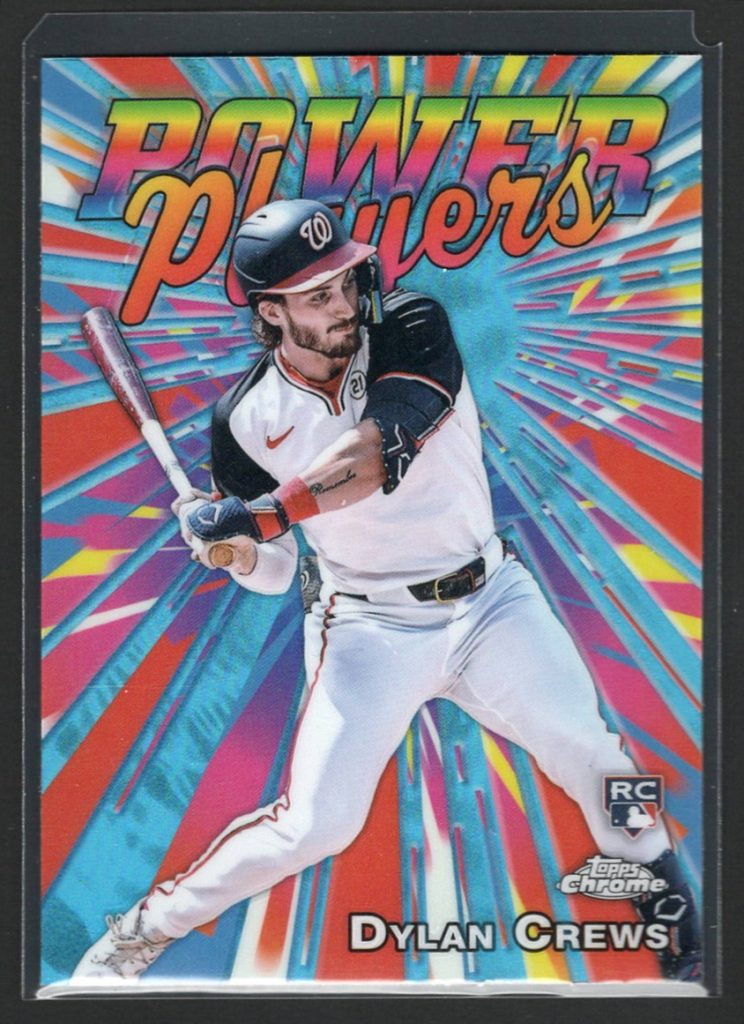 2025 Topps Chrome #PP-20 Dylan Crews Rookie Power Players insert front