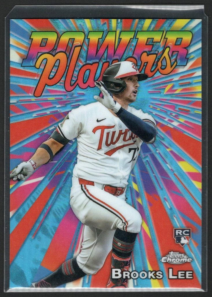 2025 Topps Chrome #PP-23 Brooks Lee Rookie Power Players insert front