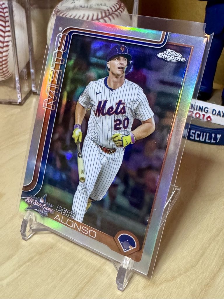 2025 Topps Chrome Update Series #ASGC-31 Pete Alonso All-Star Game reflection