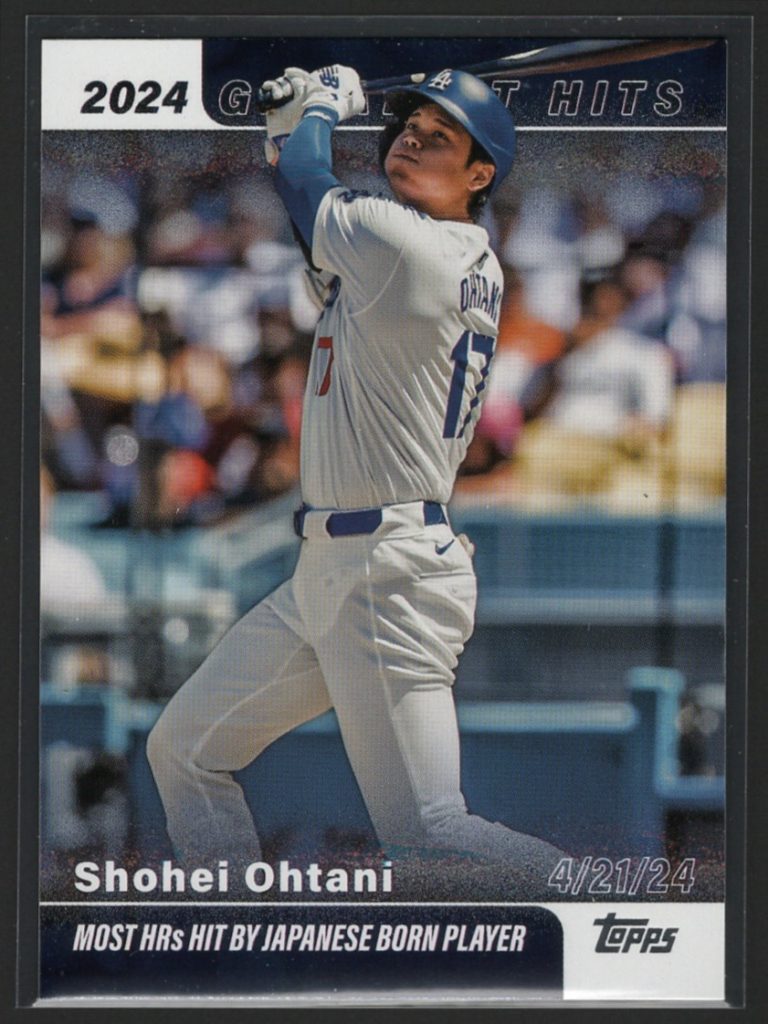2025 Topps #GH-8 Shohei Ohtani Greatest Hits Insert front