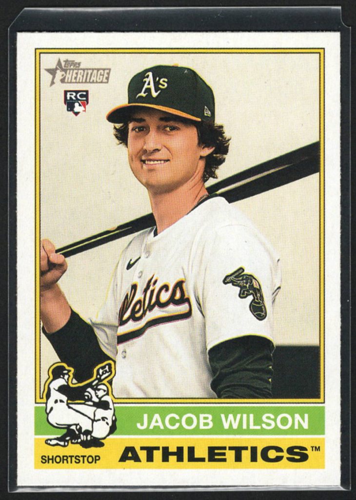 2025 Topps Heritage #15 Jacob Wilson Rookie front