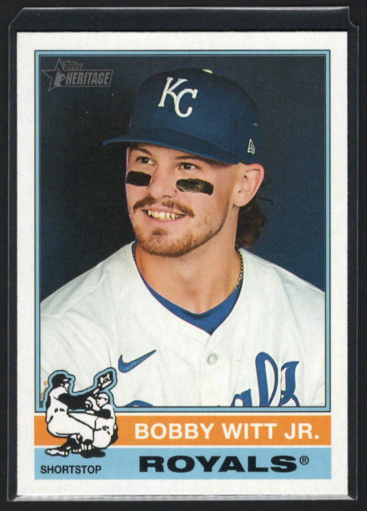 2025 Topps Heritage #92 Bobby Witt Jr. front