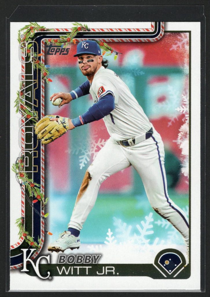 2025 Topps Holiday #H100 Bobby Witt Jr. front