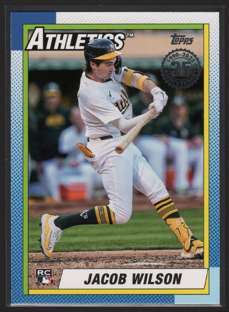 2025 Topps #T90-29 Jacob Wilson Rookie 1990 35th Anniversary front