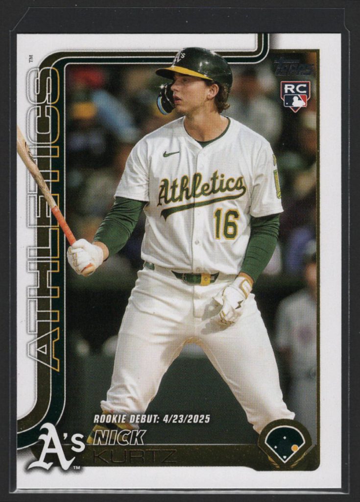 2025 Topps Update Series #US197 Nick Kurtz Rookie front