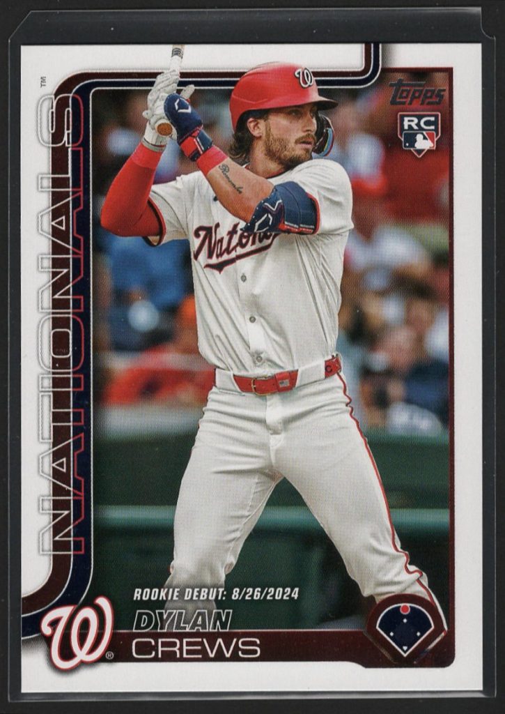 2025 Topps Update Series #US223 Dylan Crews Rookie front