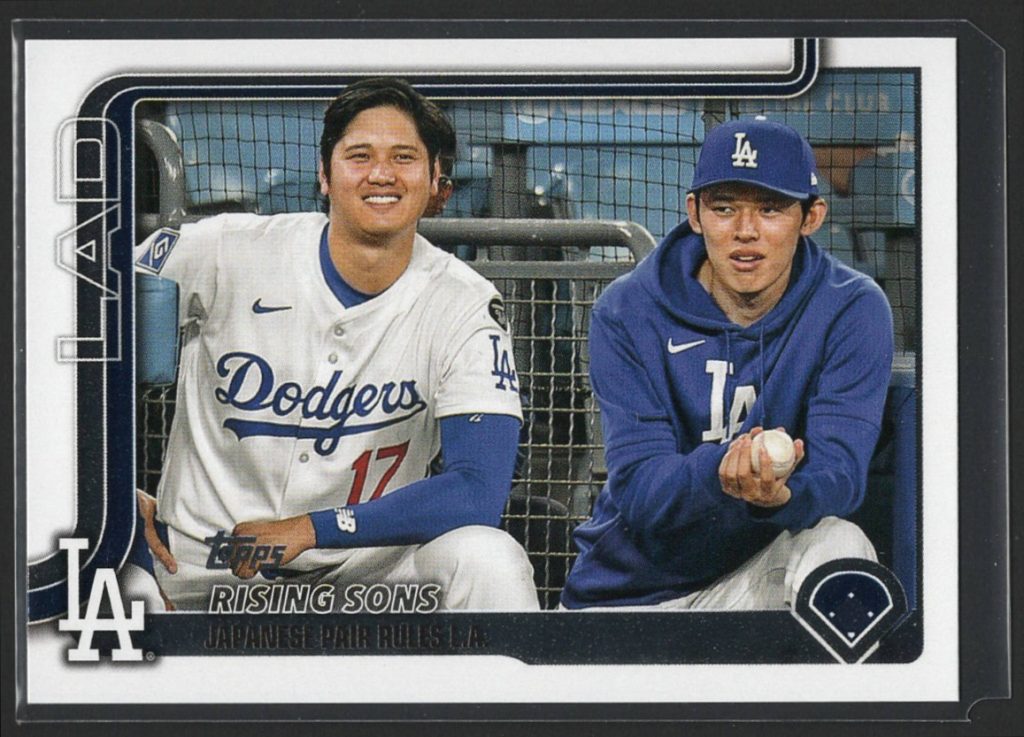 2025 Topps Update Series #US269 Shohei Ohtani Roki Sasaki Veteran Combos front