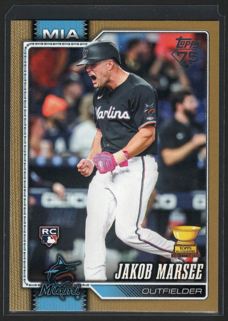 2026 Topps #37 Jakob Marsee Rookie Gold /2026 front