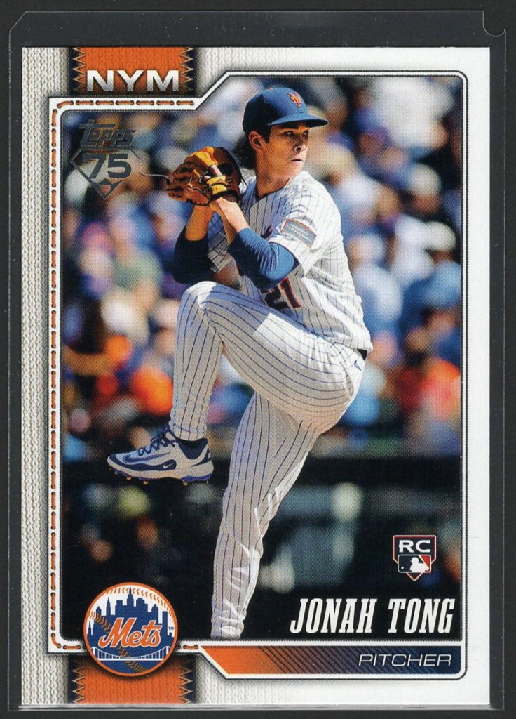 2026 Topps #4 Jonah Tong Rookie front