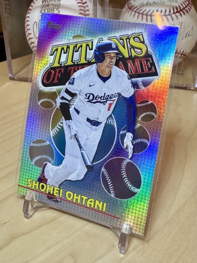 2026 Topps #TOG-1 Shohei Ohtani Titans of the Game insert reflection