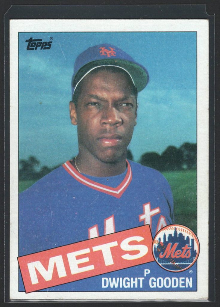 1985 Topps #620 Dwight Gooden Rookie front