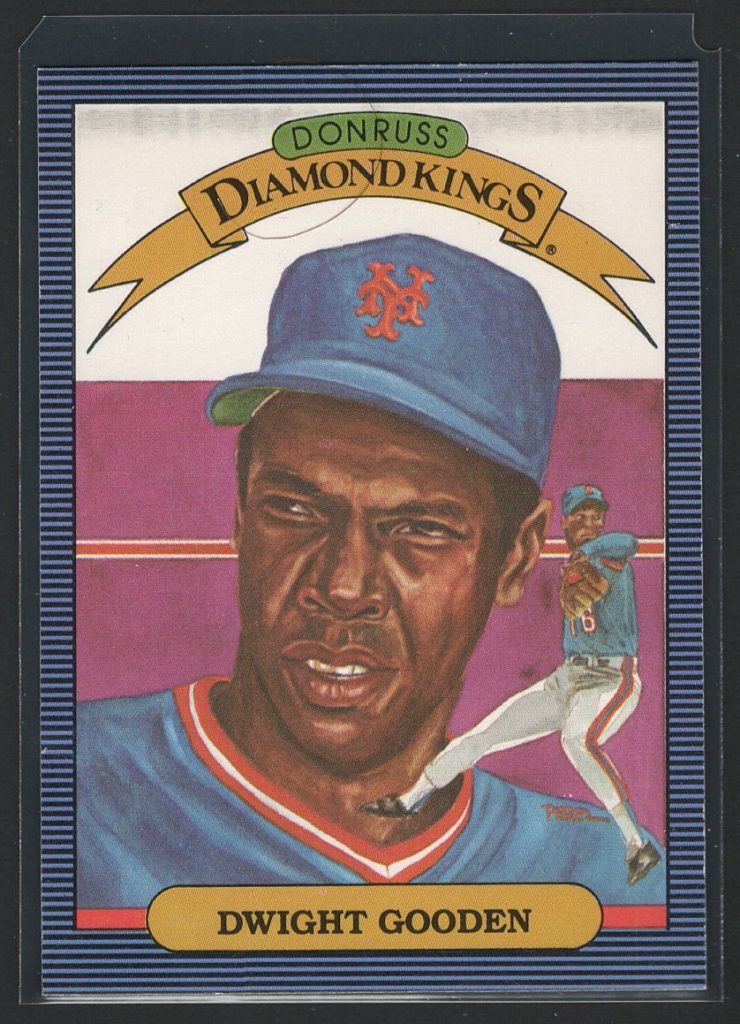 1986 Donruss #26 Dwight Gooden Donruss Diamond Kings front