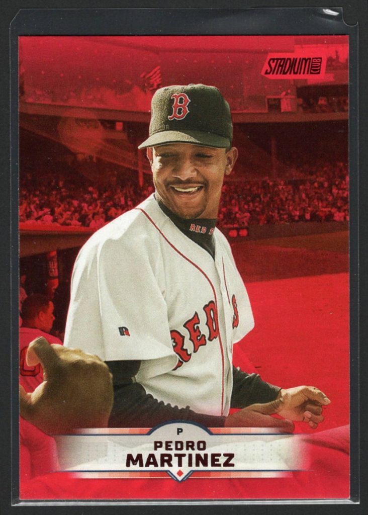 2025 Stadium Club #85 Pedro Martinez Red parallel front