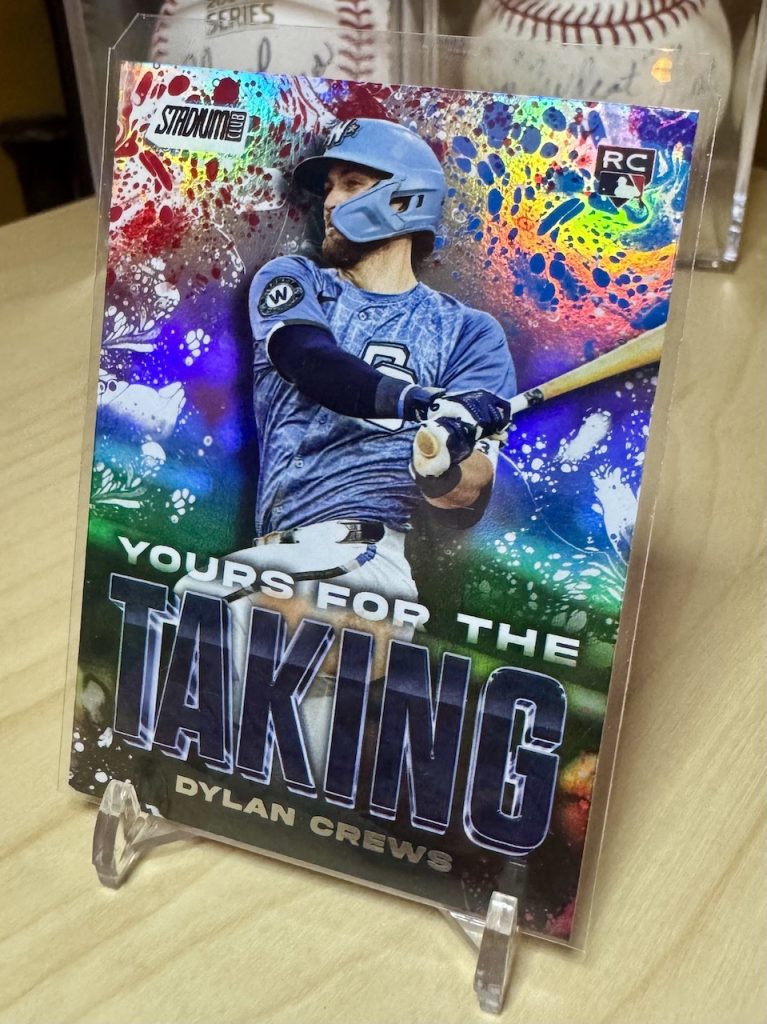 2025 Stadium Club #YK-2 Dylan Crews Rookie Yours for the Taking insert reflection