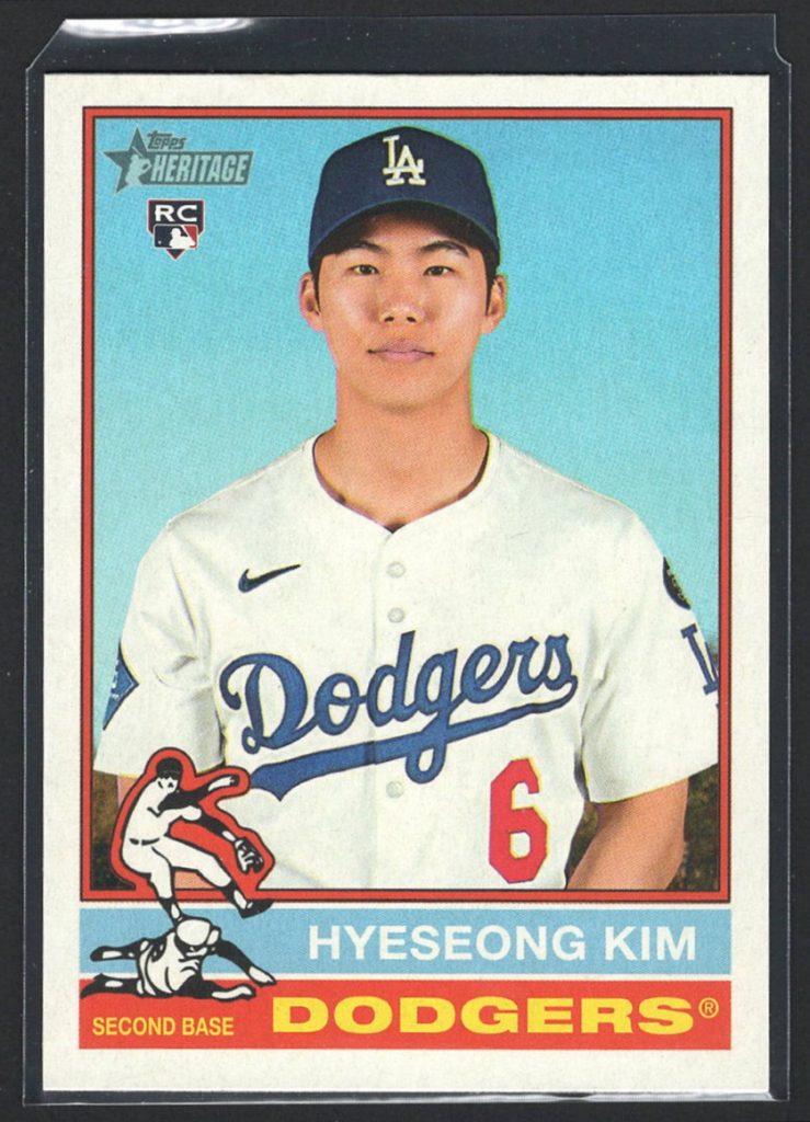 2025 Topps Heritage High Number #719 Hyeseong Kim Rookie SP front