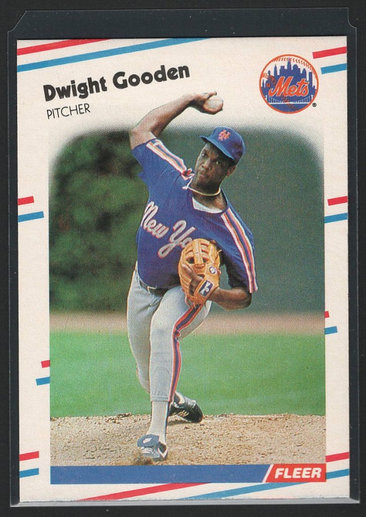 1988 Fleer #135 Dwight Gooden front