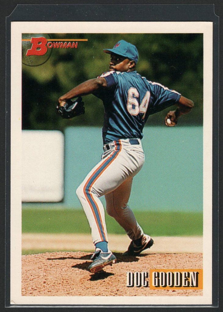 1993 Bowman #242 Dwight Gooden front