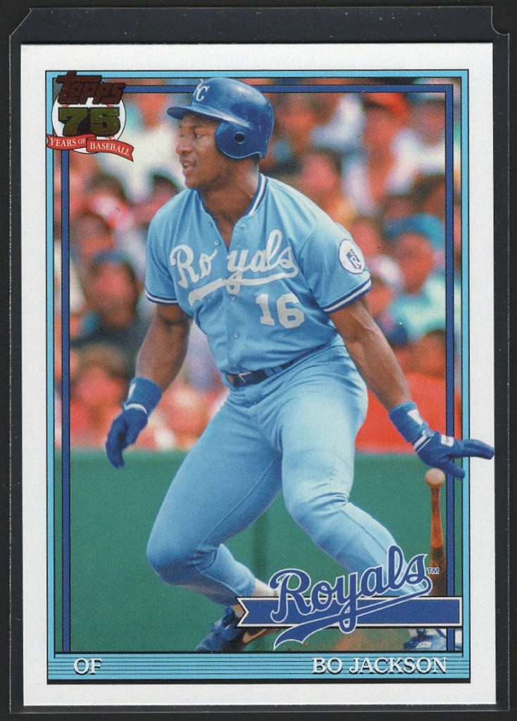 2026 Topps #91-29 Bo Jackson 1991 35th Anniversary front