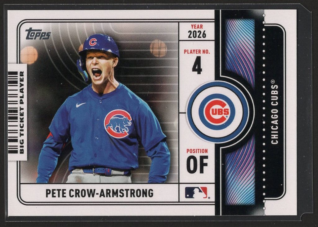2026 Topps #BTP-13 Pete Crow-Armstrong Big Ticket Player insert front