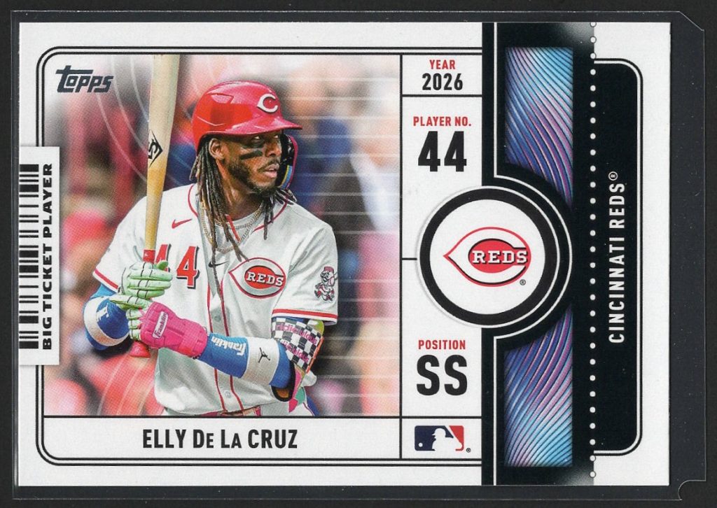 2026 Topps #BTP-5 Elly De La Cruz Big Ticket Player insert front