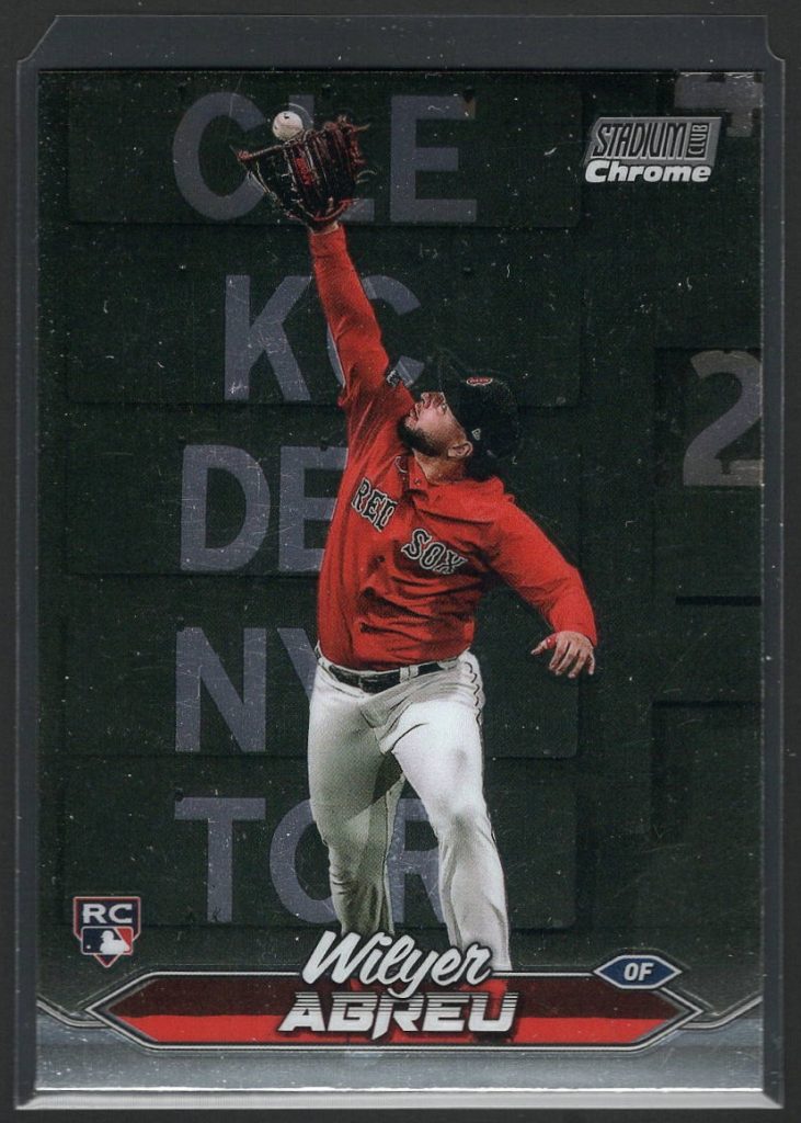 2024 Topps Stadium Club #56 Wilyer Abreu Rookie Chrome front